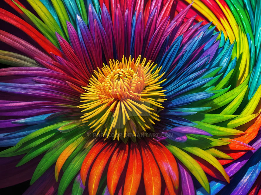 Color Fulves Colorful flowers by papyloop on DeviantArt