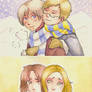 Hetalia postcards