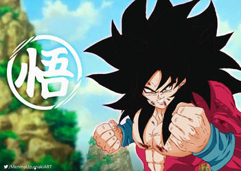 Goku Super Saiyan 4 Estilo Dragon Ball Super Broly