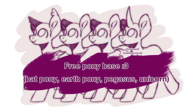 Free Pony Base #2