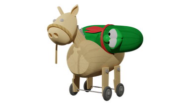 Little Joe on a Hobby Horse Render