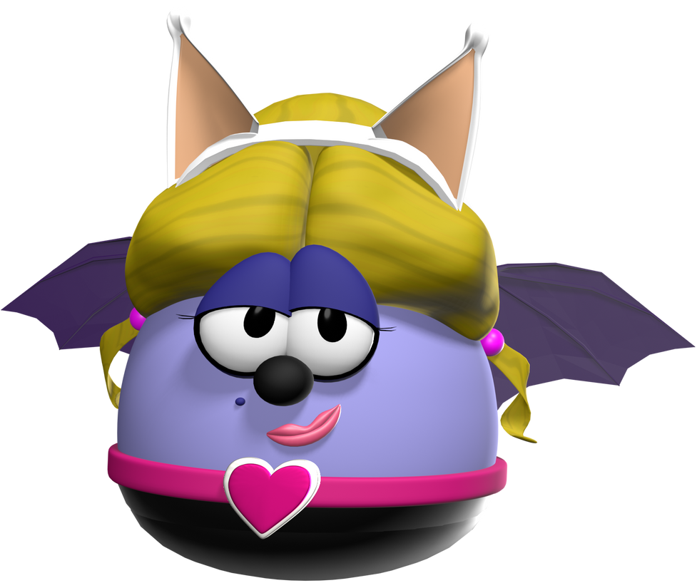 Madame Blueberry as Rouge the Bat by liamandnico on DeviantArt