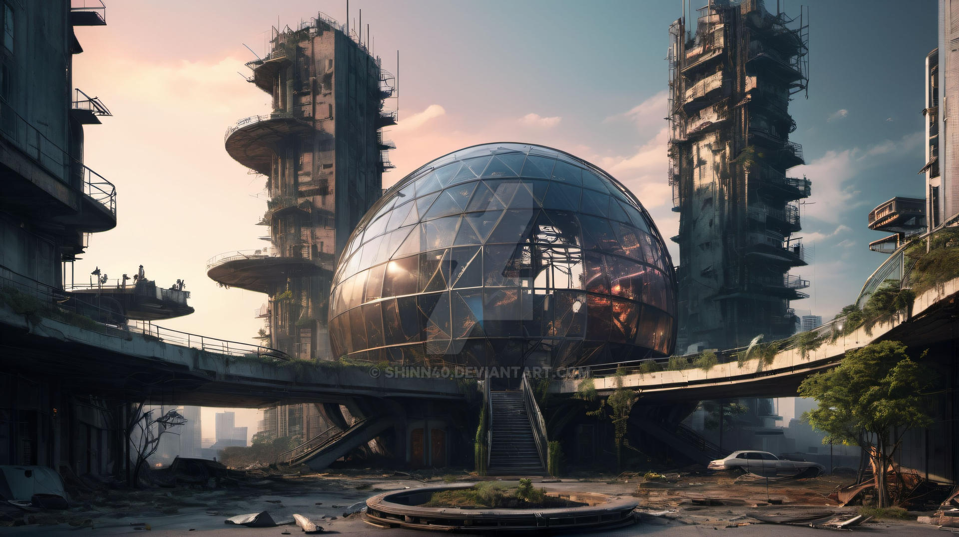 Dystopia Abandoned City by Shinn40 on DeviantArt