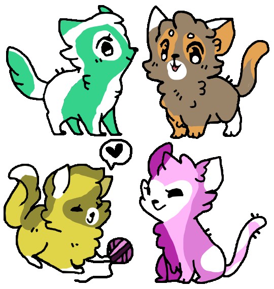 Cute kitty adoptables!