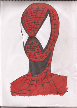 Spider man cartoon drawing