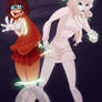 Velma and Daphne ghosts- Commission
