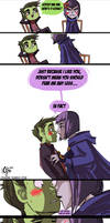 Raven And Beast Boy By Picolo Kun On Deviantart Raven And Beast Boy By Picolo Kun On Deviantart