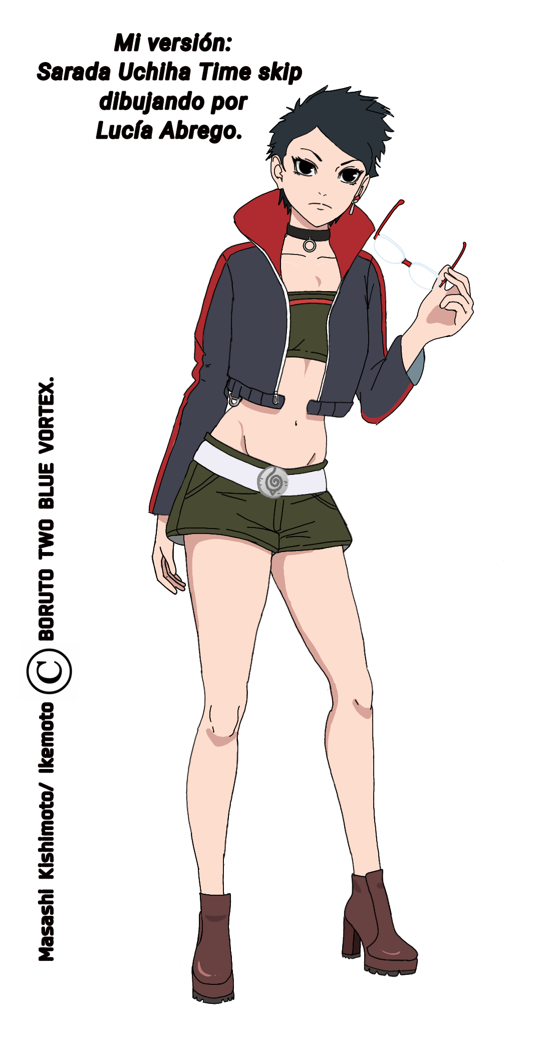 Sarada Time Skip (Test) by LeaopardHeart on DeviantArt