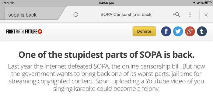 SOPA is back