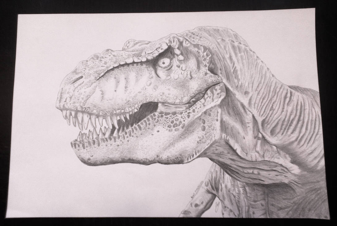 Rexy from Jurassic Park by MH-Ilustraciones on DeviantArt