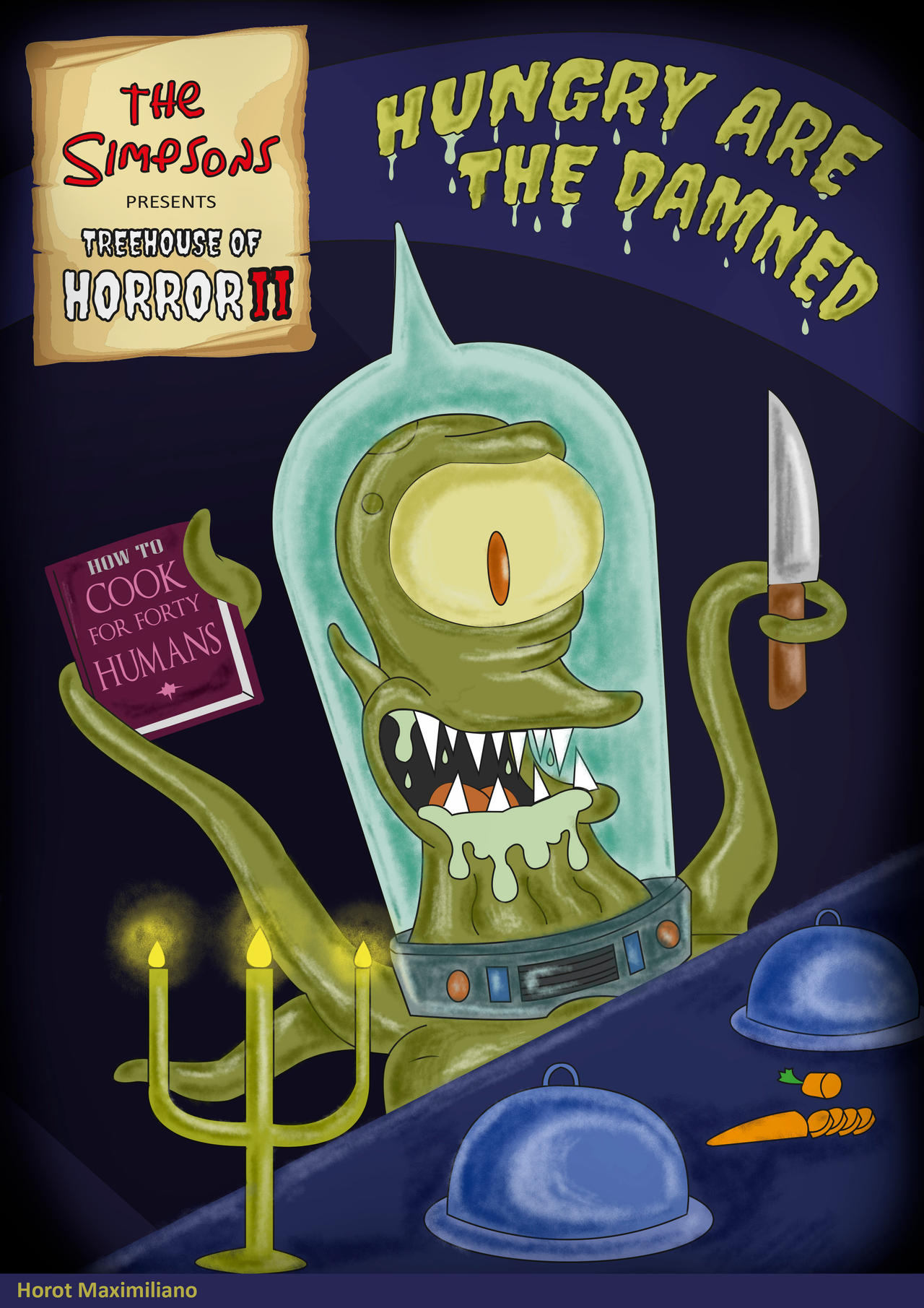 The Simpsons - Hungry are the Damned by MH-Ilustraciones on DeviantArt