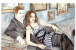 Edward and Bella by demyslytherin