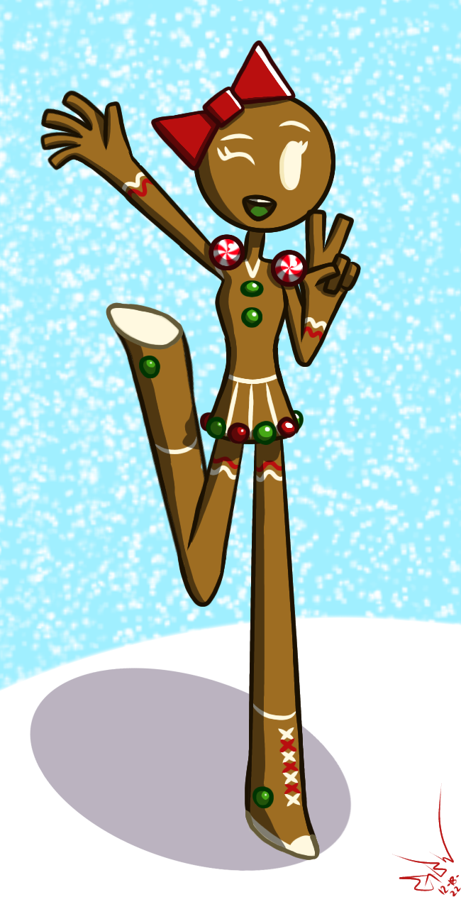 Ginger the Gingerbread Girl by GreenBeanWater on DeviantArt