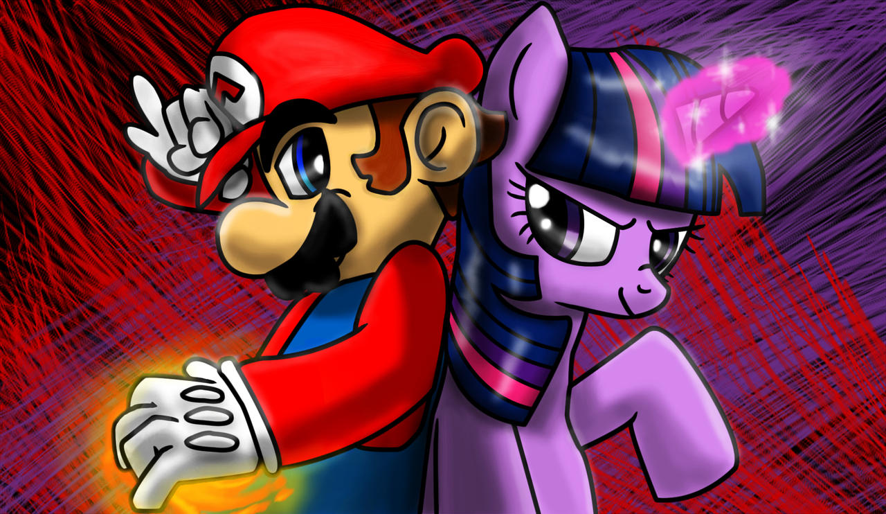 Mlp Combow Mario and Twilight: SM-MLP Combo 1 by s216Barber on DeviantArt