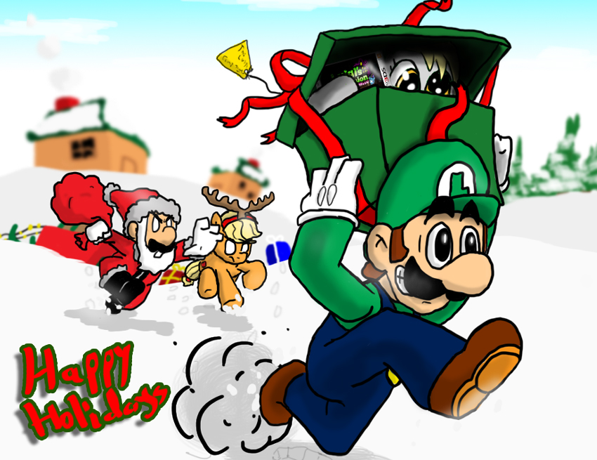 Christmas Came Early for Luigi