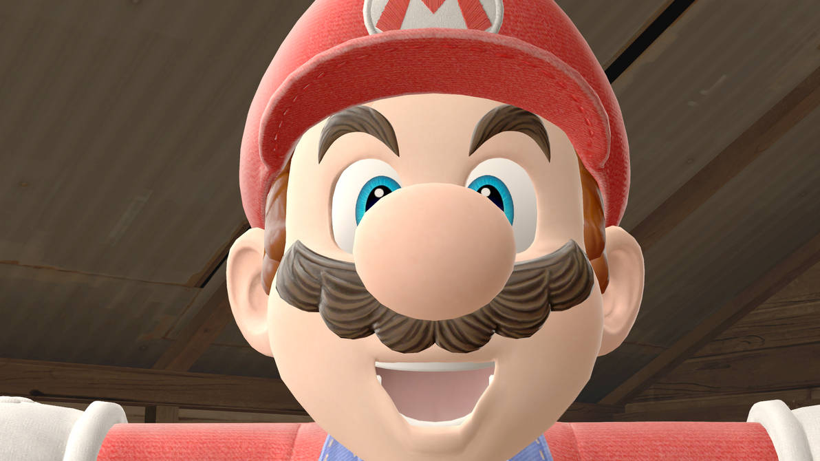 Mario is happy by marioandfnaffan on DeviantArt