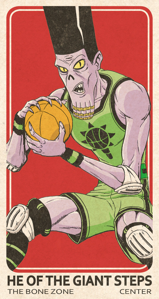 He Of The Giant Steps basketball card