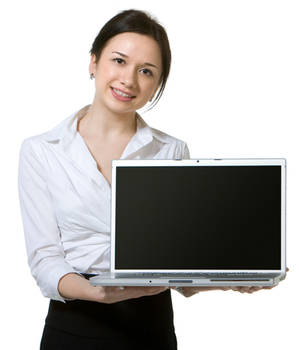 AthenaStock::Laptop Woman