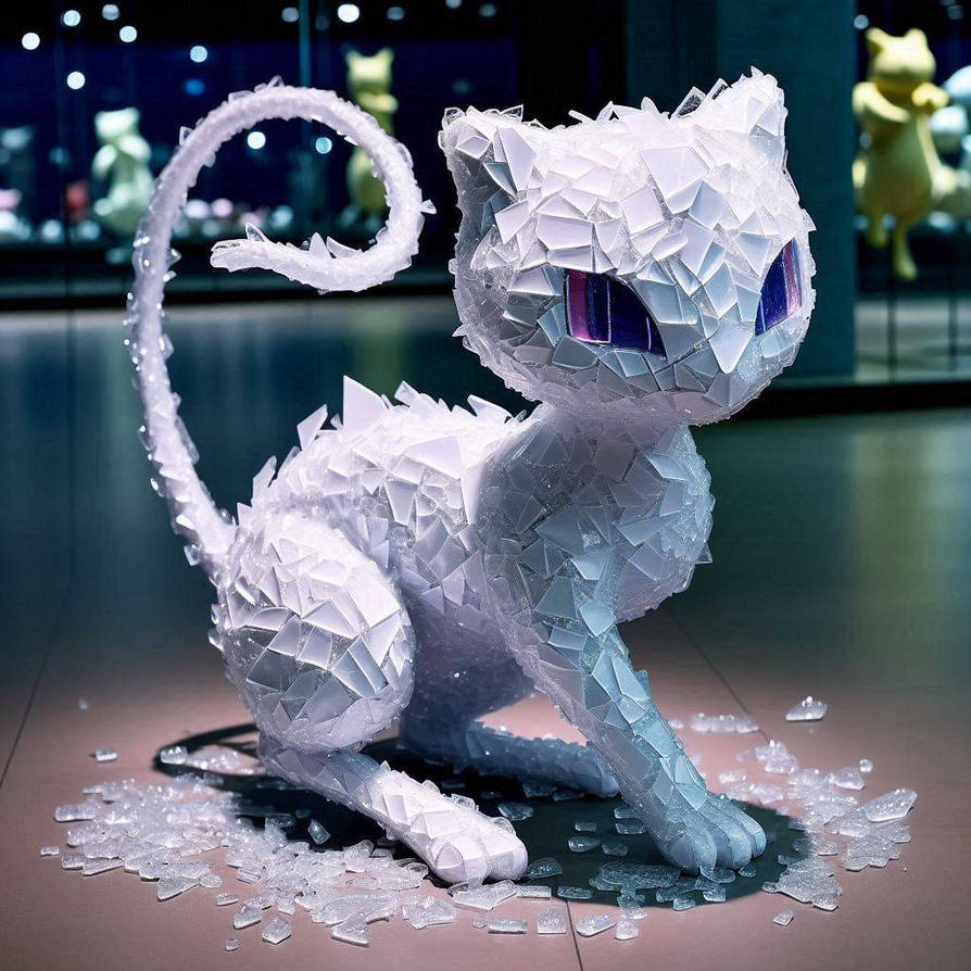 Mew Using Reflect Mew #1 by NeonLightStructure on DeviantArt