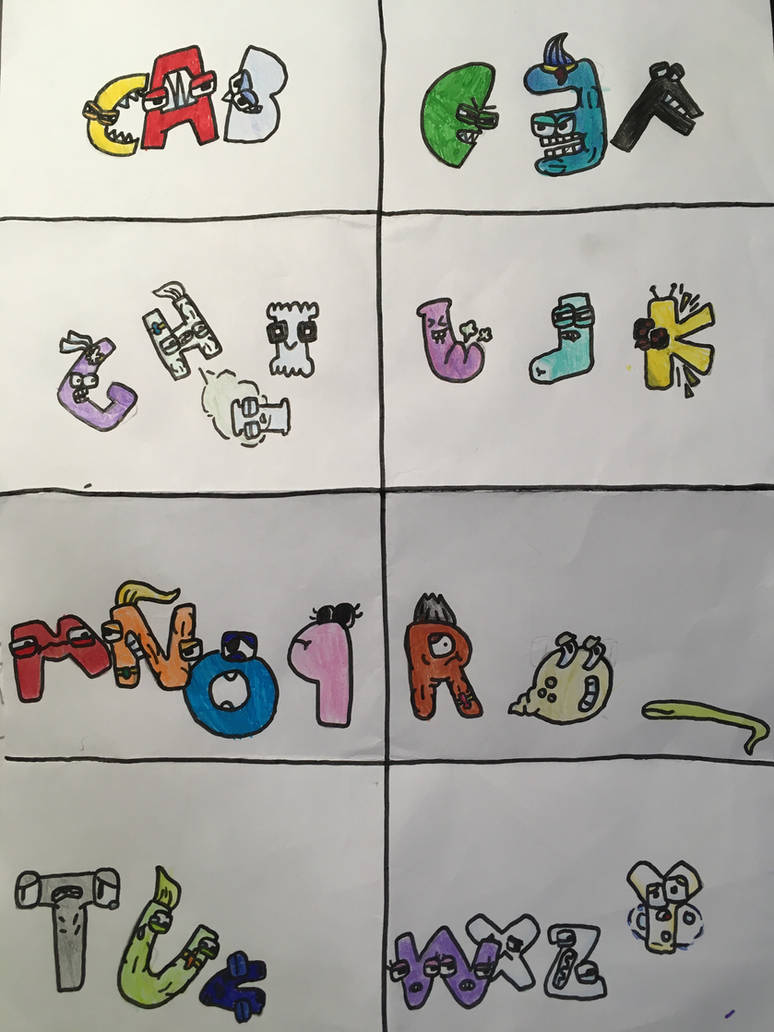 Support Roles Alphabet This is alphabet lore but the roles are reversed by lizng4526 on DeviantArt