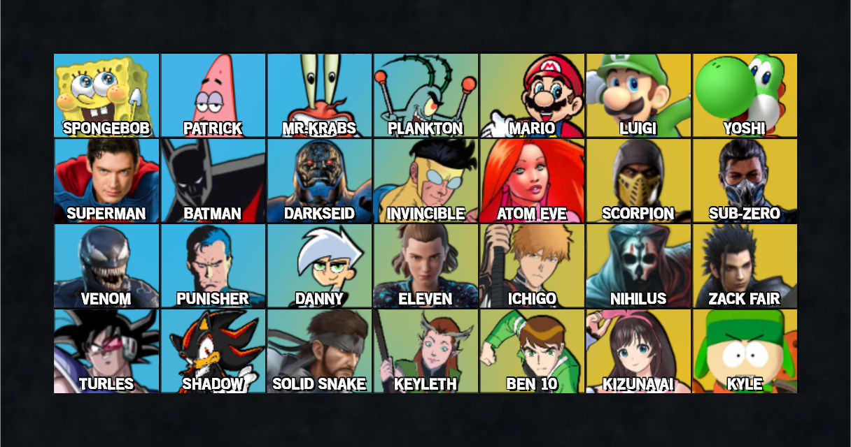 37 Roster Deviantart Smash Roster 3 by Seanathan48 on DeviantArt