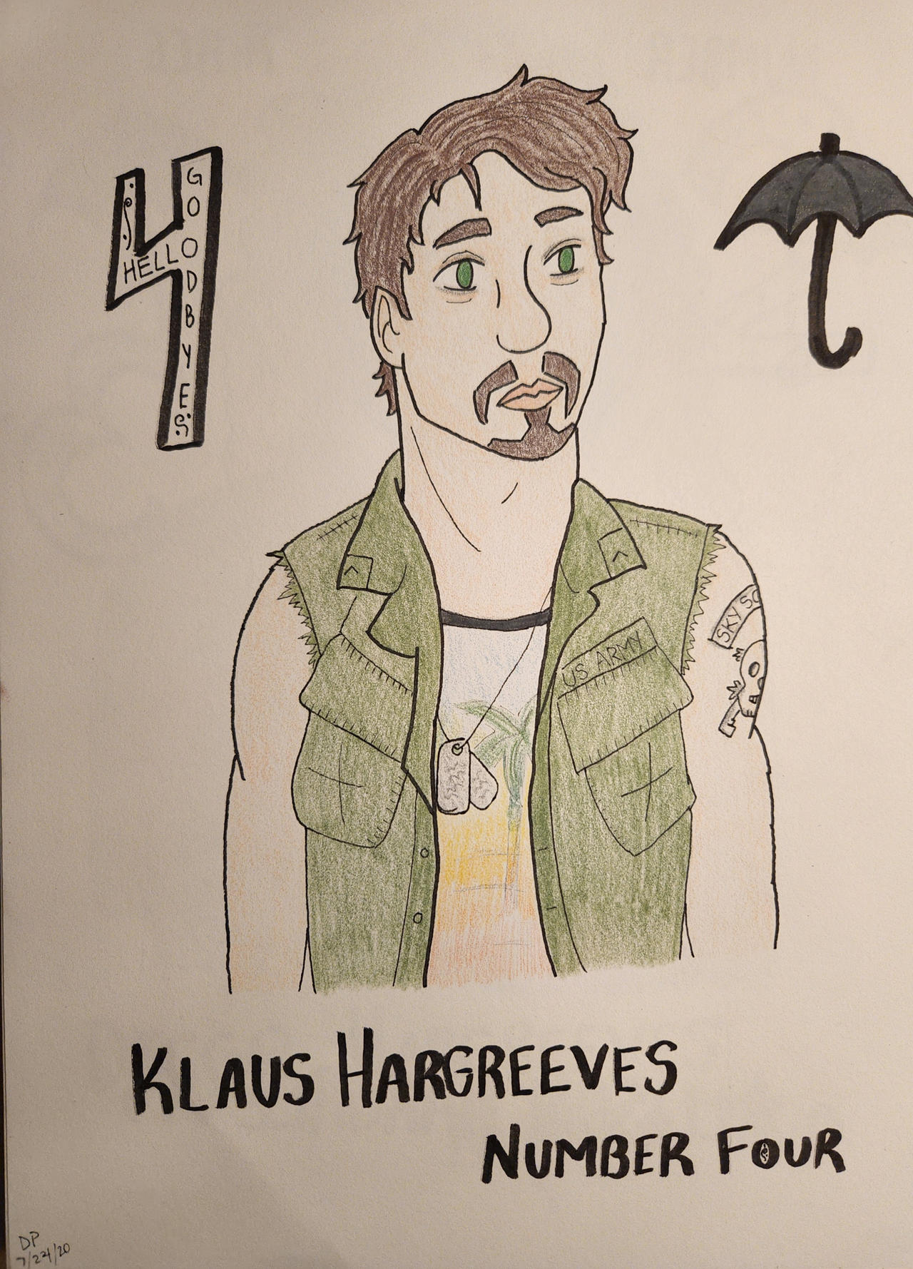 The Umbrella Academy Countdown - Klaus Hargreeves by stormcloud106 on  DeviantArt