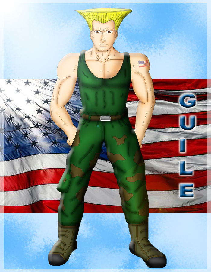 Guile - Street Fighter  Personagens street fighter, Street fighter,  Capitão america desenho