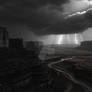 Storm Judgment Over the Canyon Floor