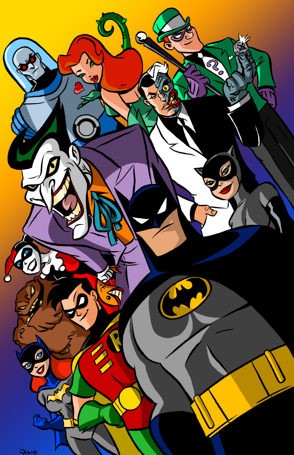 Batman The Animated Series Poster By Scoot By Scoo by Balsavor on DeviantArt