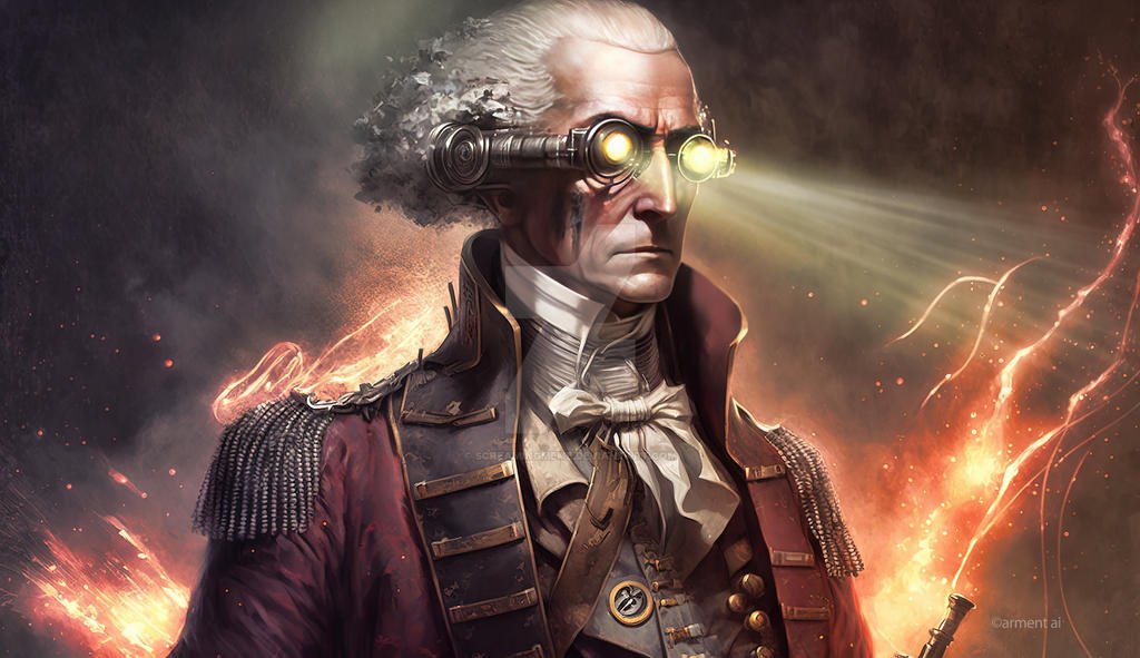 George Washington and his New Laser Glasses