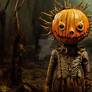 Pumpkin head monster