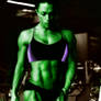 she hulk in da gym