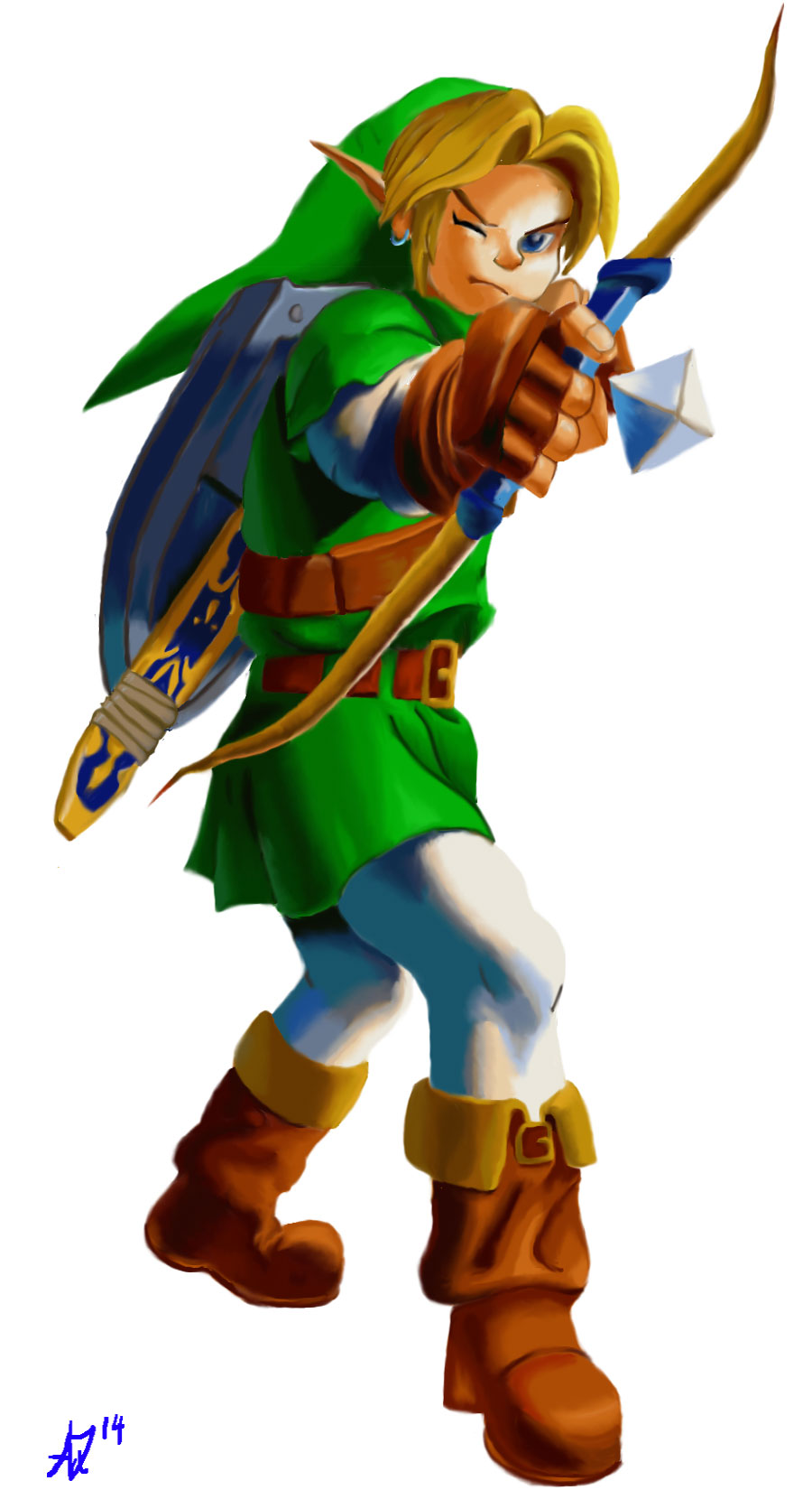 Ocarina of Time Link by AlphaHawk98 on DeviantArt