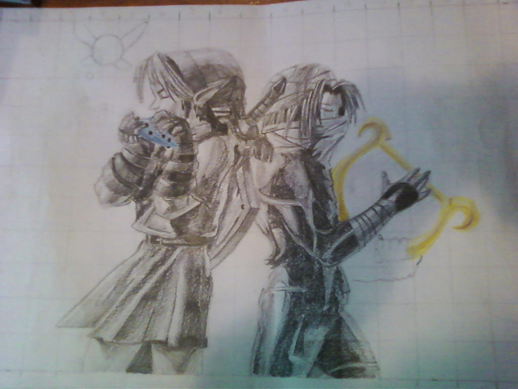 Link and Sheik WIP