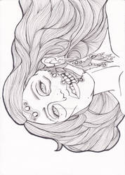 Lady Gaga Zombie Lineart