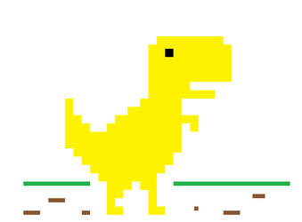 Yellow dinosaur