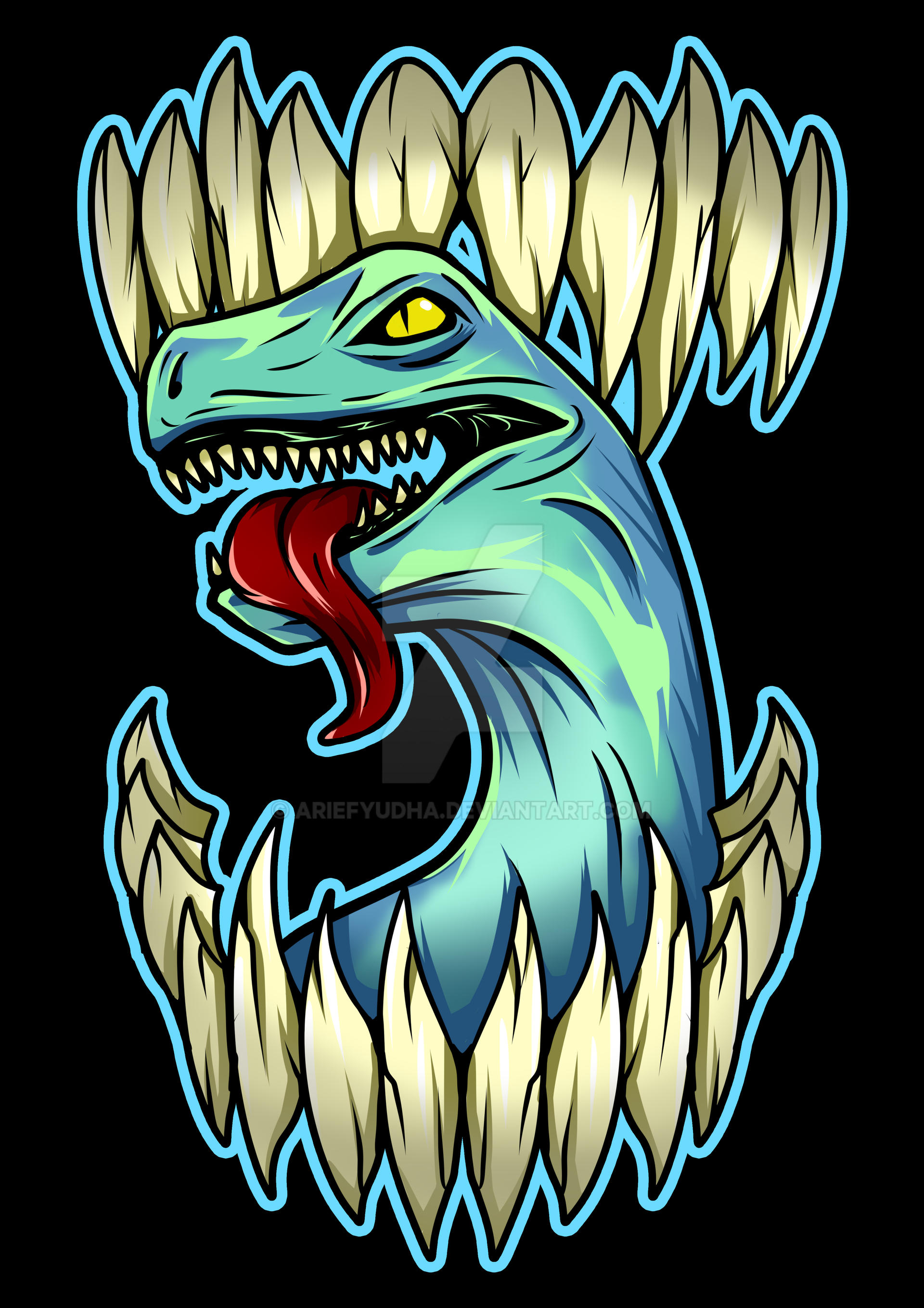 Blue Raptor Logo Blue Raptor Logo by ariefyudha on DeviantArt