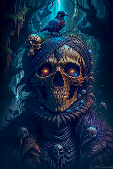 Surrealistic Skull Art 2