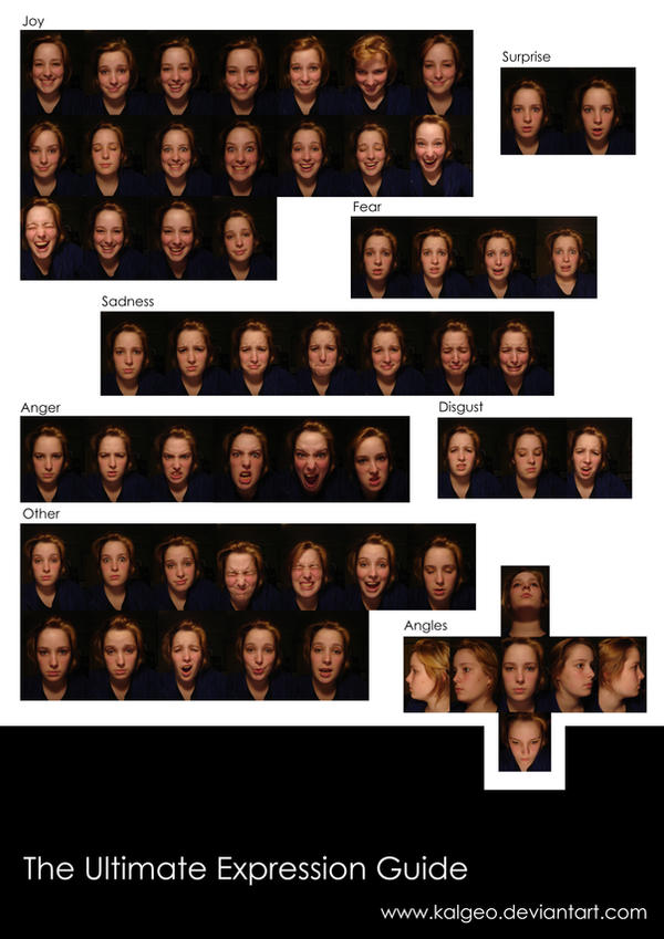 Ultimate Expression Reference by kalgeo on DeviantArt