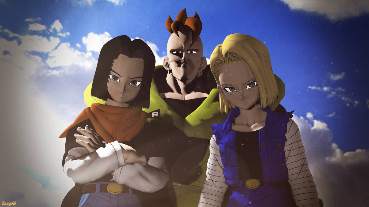 (DBZ/DBS/SFM) Android 16, 17, and 18 by F-T77 on DeviantArt