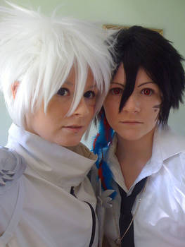 Byakuran and Xanxus cosplay