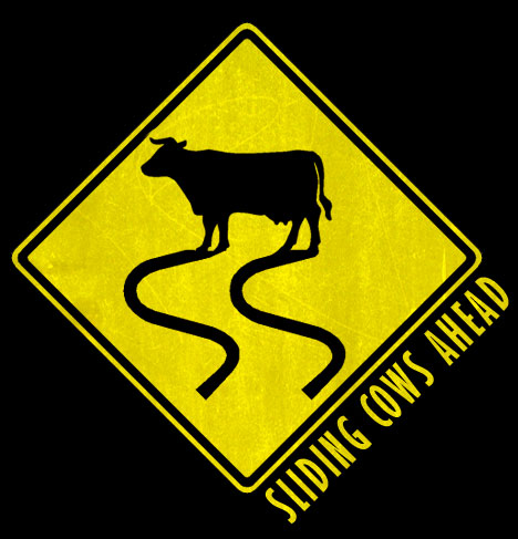 WARNING COWS