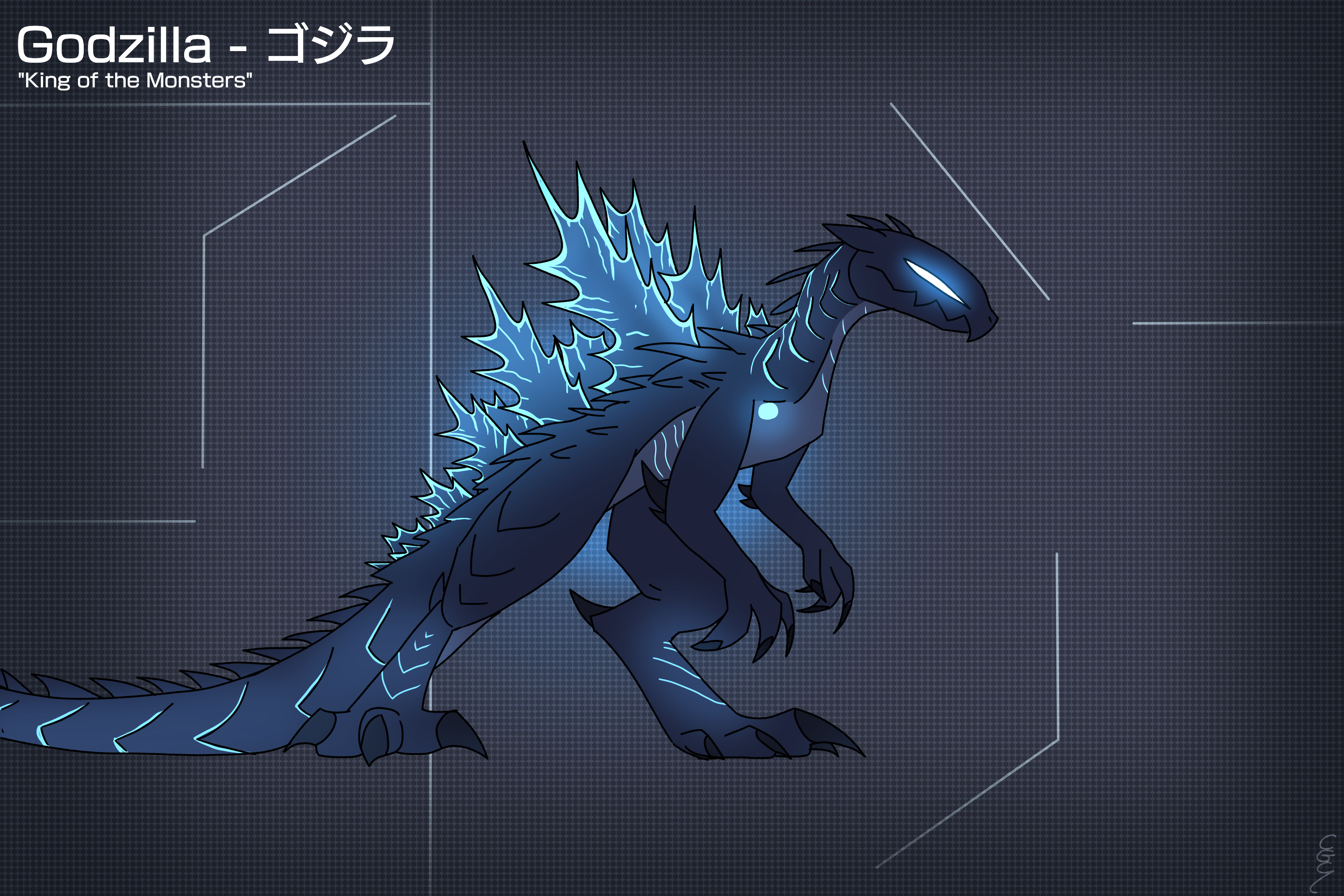 Godzilla Design Godzilla design by TheCadester on DeviantArt