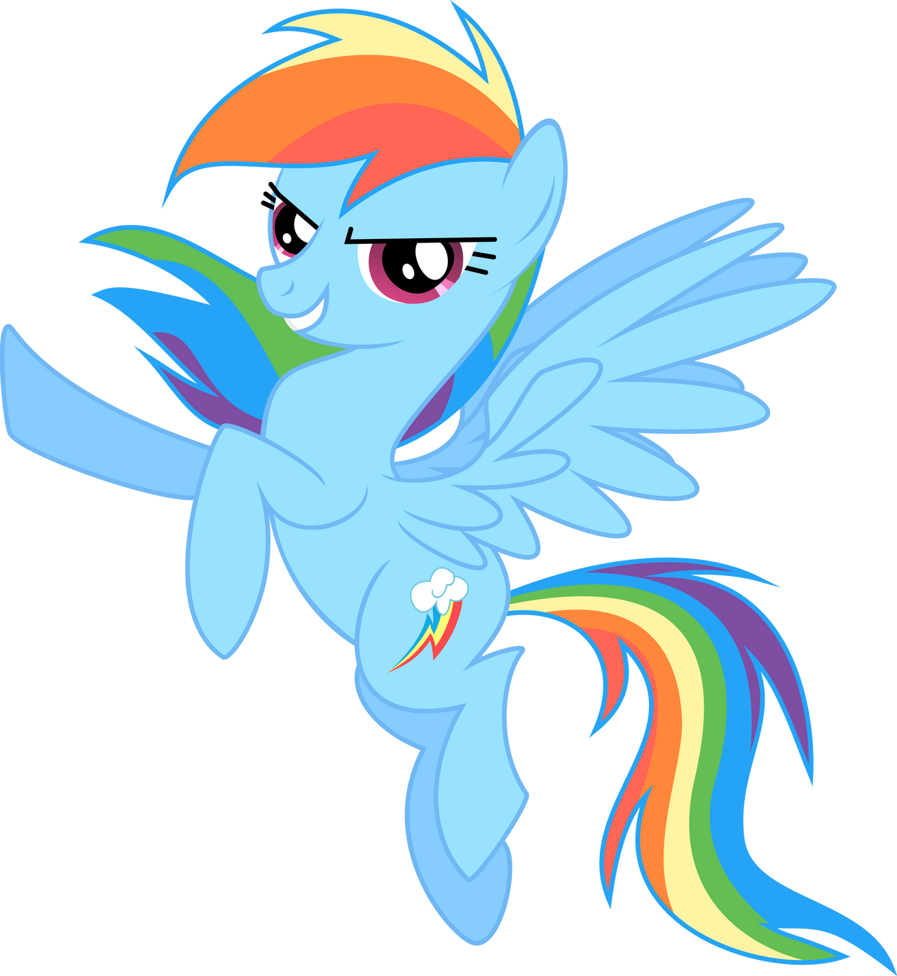 Dashie by iknowpony on DeviantArt