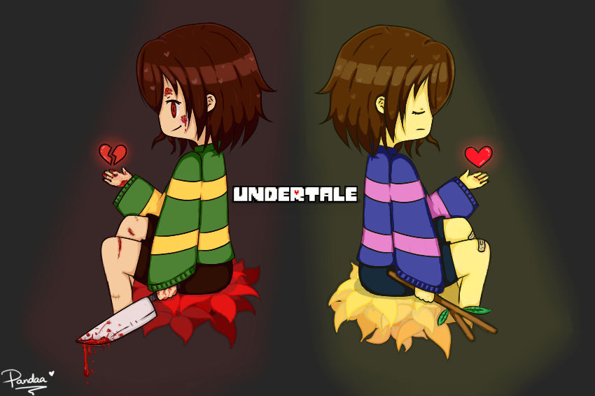 Fan Art Undertale Frisk And Chara By Nerdyypandaa On Deviantart Fan Art Undertale Frisk And Chara By Nerdyypandaa On Deviantart
