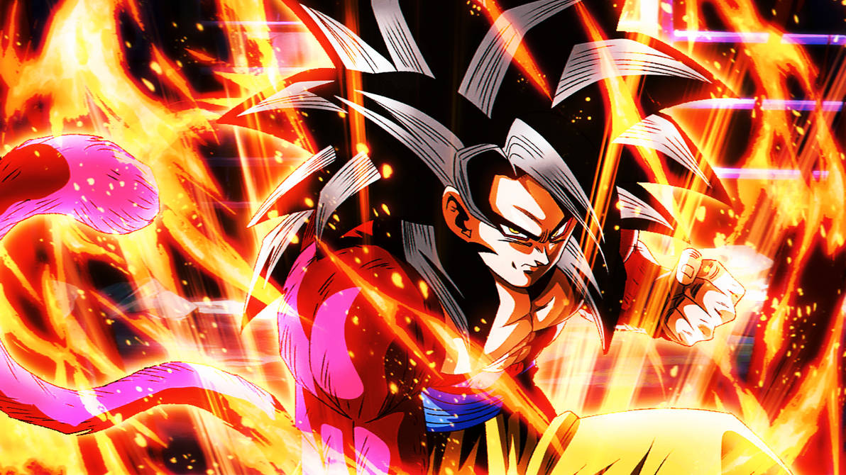 Blazing Hot Battle - SSJ4 Goku by Brando-Edits on DeviantArt