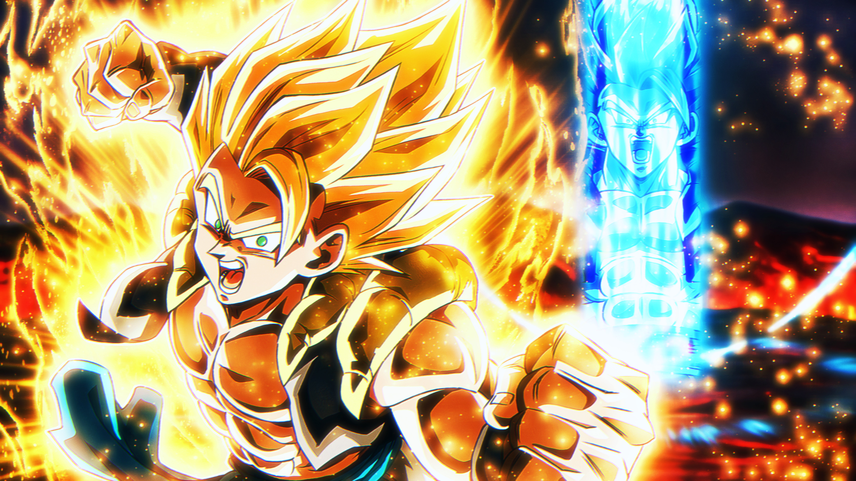 PHY SSR SSJ3 Goku and SSJ2 Vegeta HD art by KevMD11 on DeviantArt