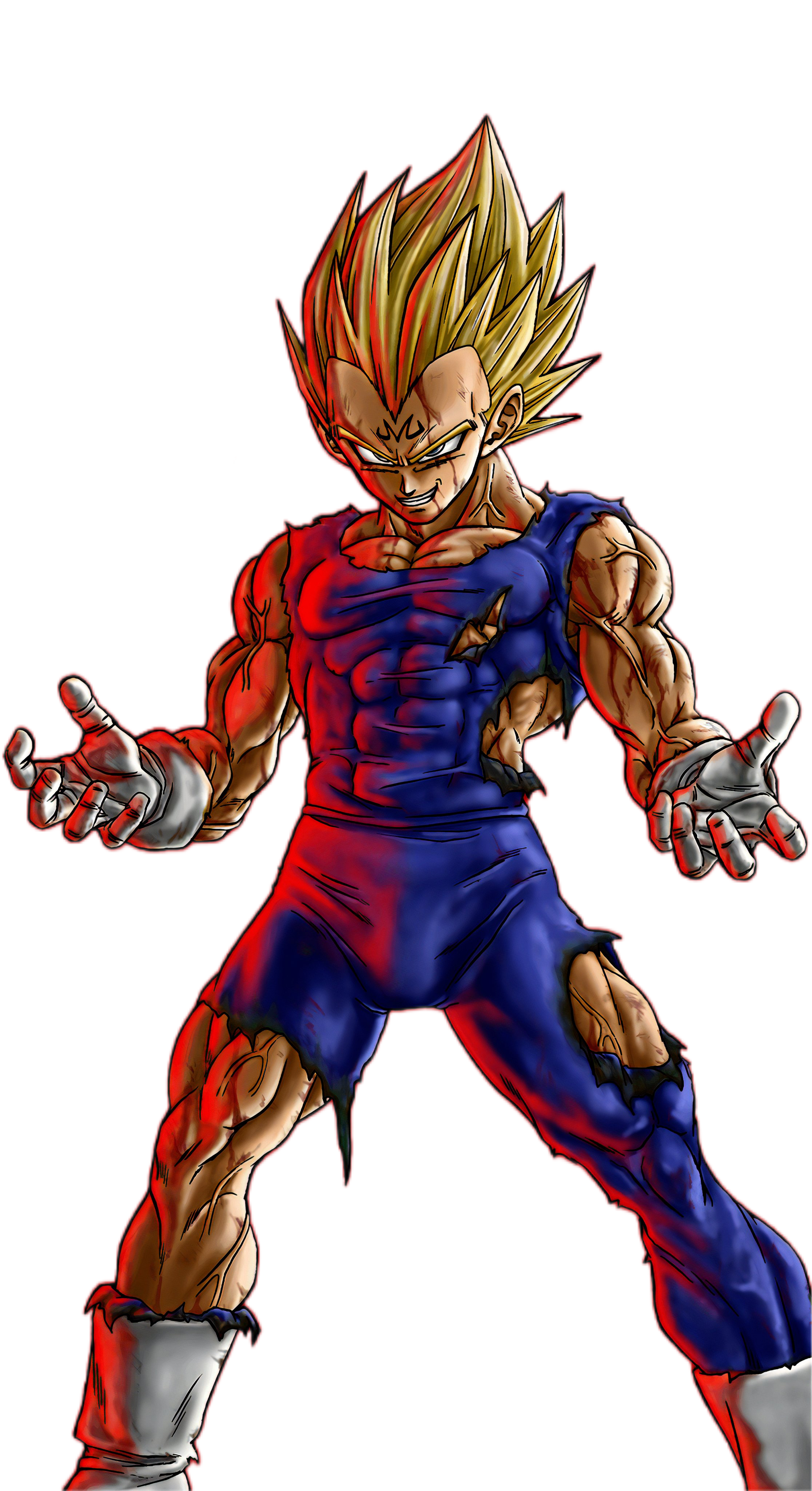 Majin Vegeta ssj2 (2) by davidferres on DeviantArt