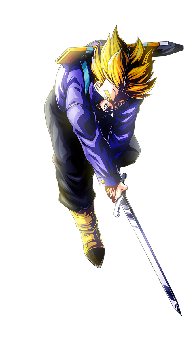 {DokkanBattle} SSJ Future Trunks HD Render by Brando-Edits on DeviantArt