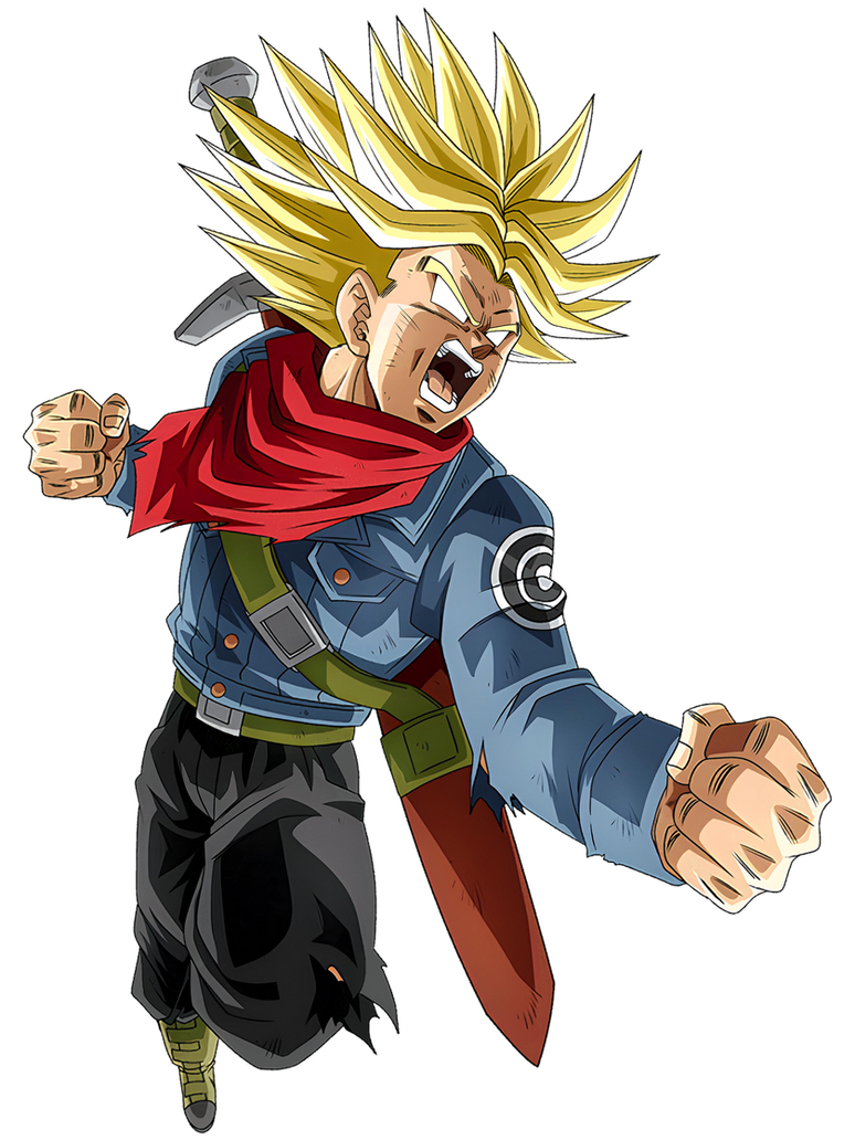 Ssj Rage Trunks {DokkanBattle} SSJ Future Trunks (Rage) HD Render by Brando-Edits on ...
